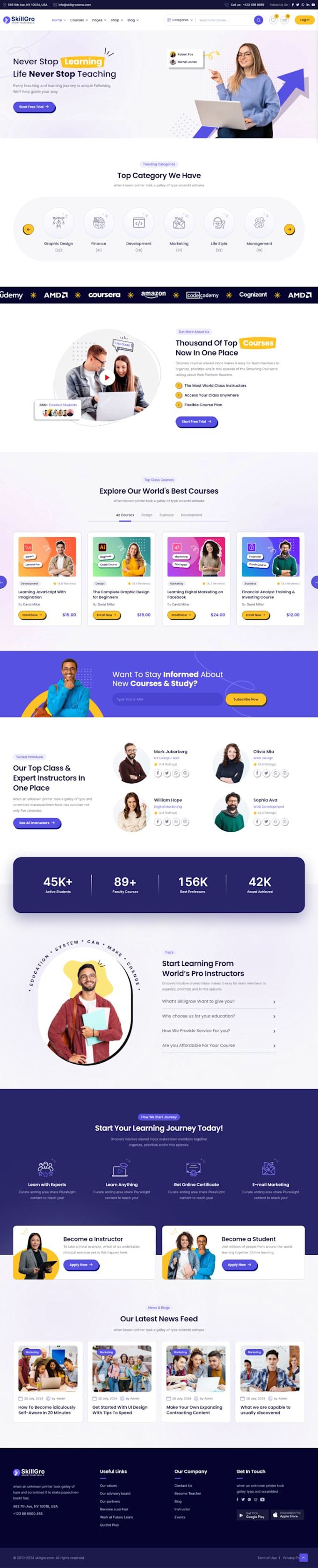build elearning lms wordpress website with learndash,tutor lms,learnpress