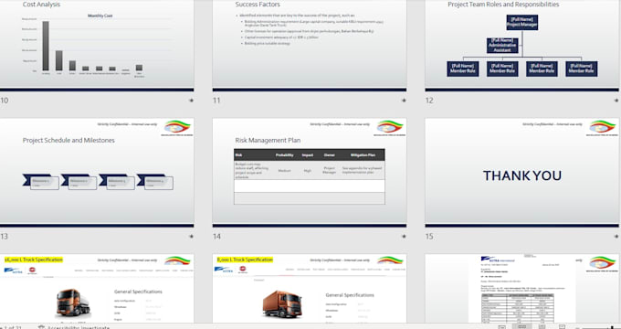 create industrial feasibility study and financial model