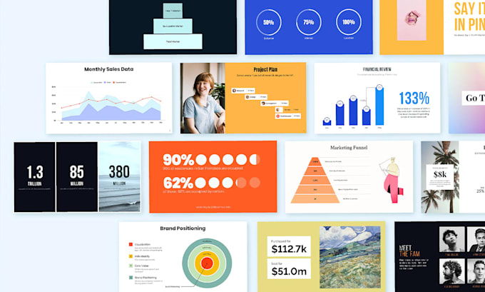 design a modern and convincing investor pitch deck