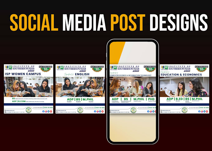 create social media posts for your brand