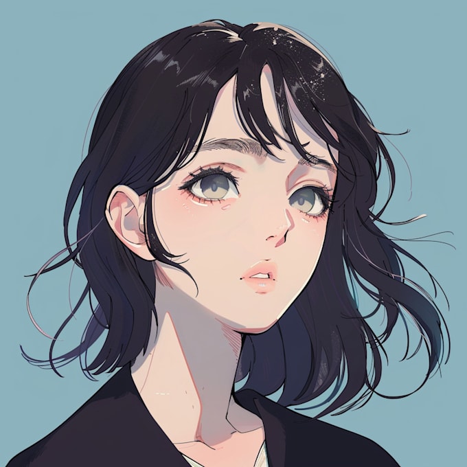 create a visual manga anime character