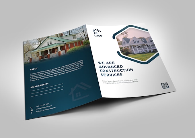 professional unique,modern and corporate presentation folder