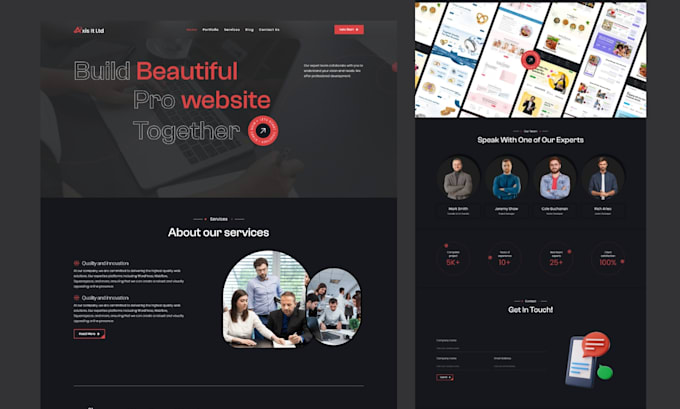 create a responsive webflow website, webflow expert