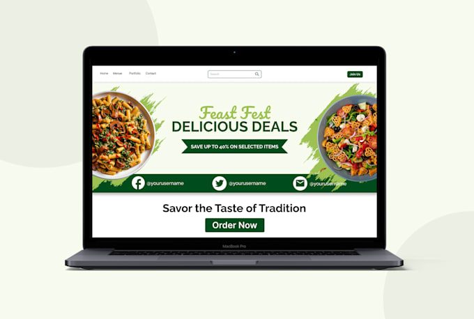 design display ad banner, website header, and promotional graphics