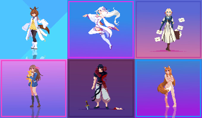 make pixel art sprites and animations for you