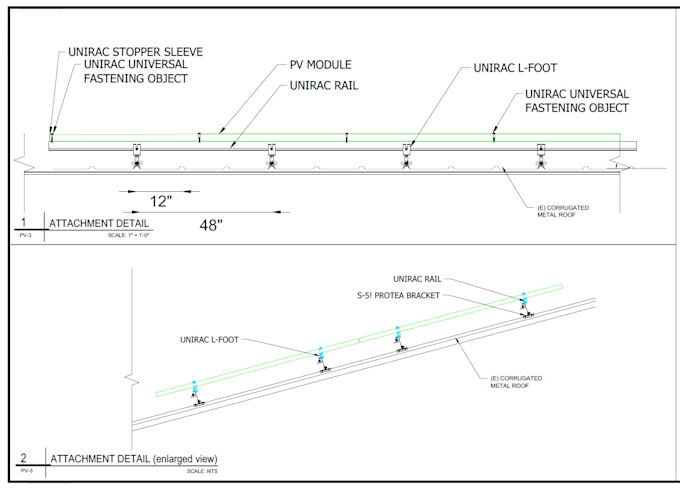design on grid and off grid solar permit sets