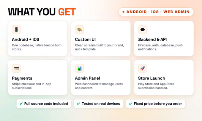 create ios android applications with flutter