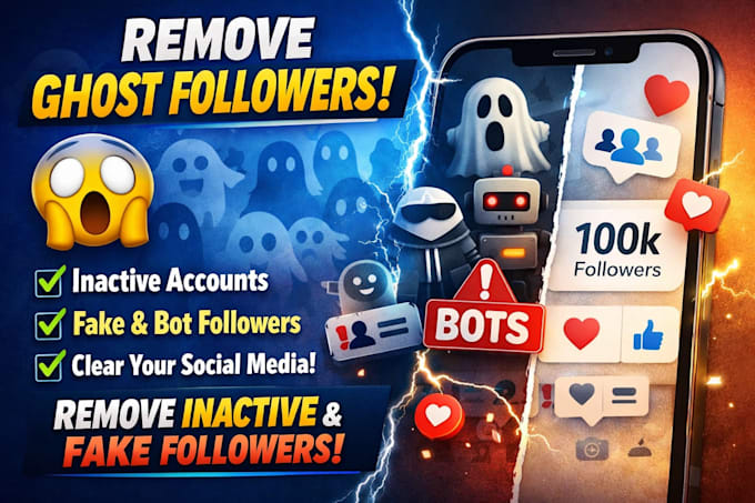 manually clean up instagram ghost followers and remove bot