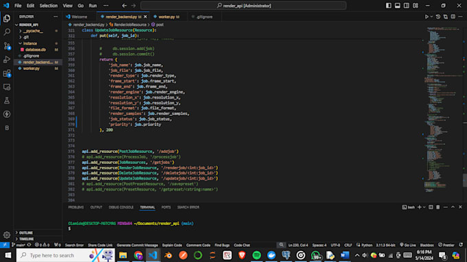 automate your task with python and develop backend projects