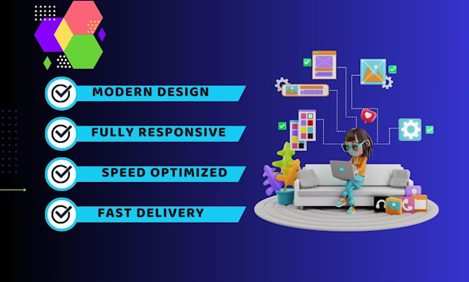 design a responsive wordpress website or landing page with elementor