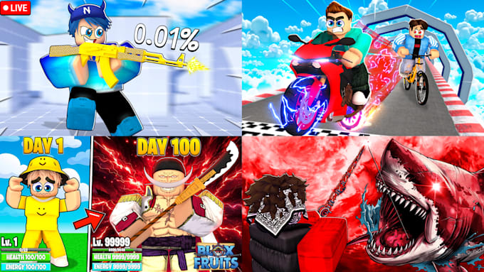 create professional roblox youtube thumbnail