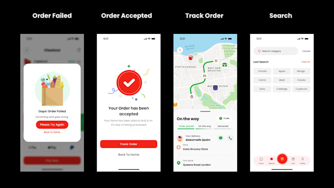 develop IOS and android applications