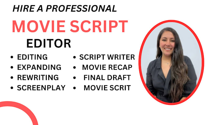 proofread, format, and edit your screenplay or script, line editing