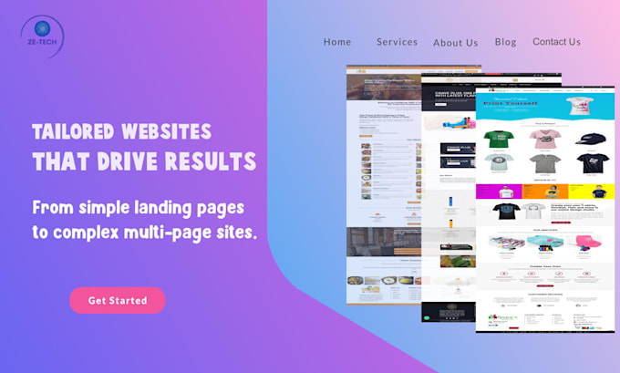create a stunning and responsive website