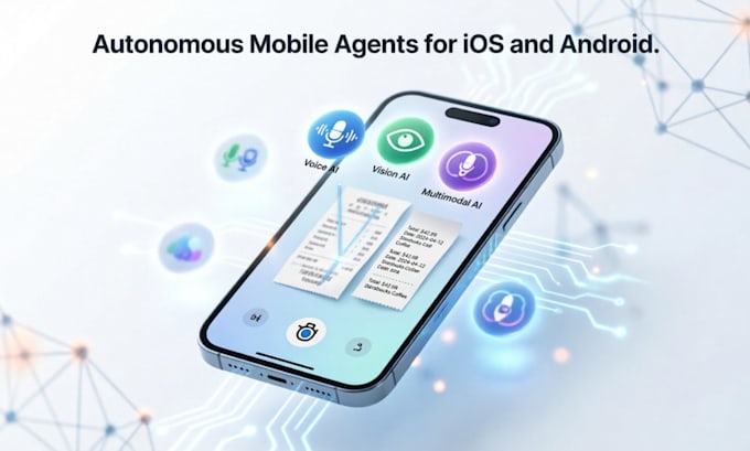 develop a custom ai mobile app using flutter, react native