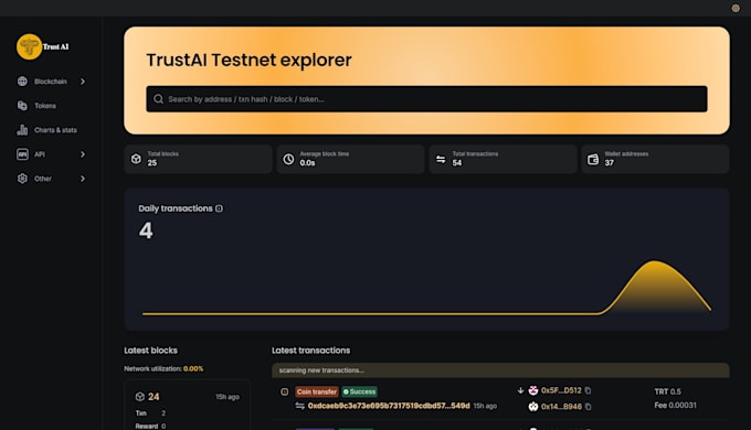 create an evm compatible blockchain network