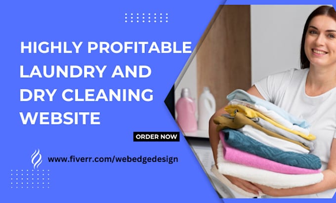 build highly responsive laundry and dry cleaning service website