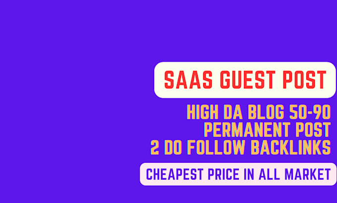 saas guest post high da 50 to 90