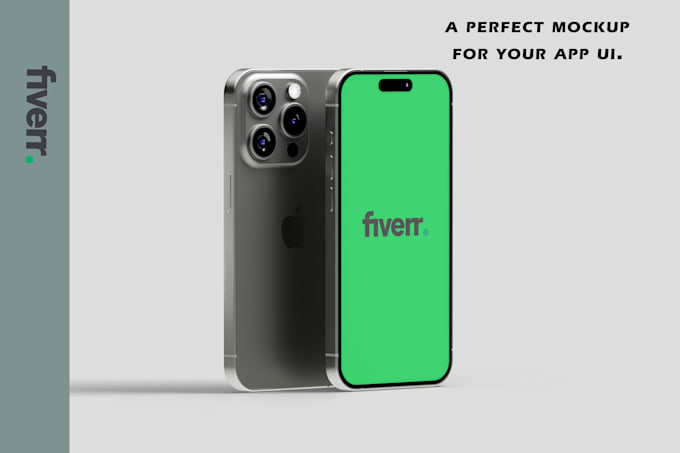 do a perfect iphone mockups for your app ui ux