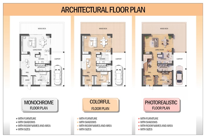 draw professional cad floor plan in 24 hrs