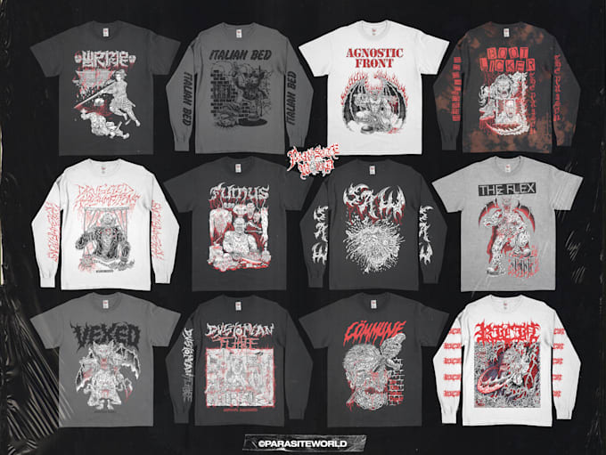 Chulo Punk Hardcore punk metal dark art illustration for your merch by Aliensexe ...