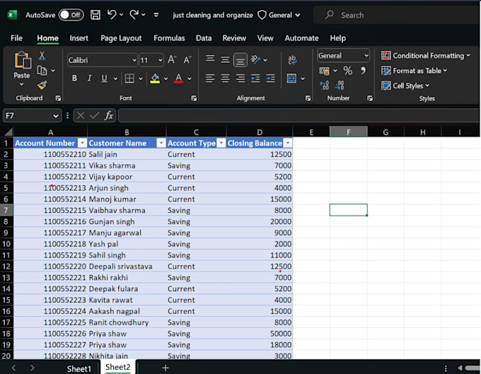 create, format, pdf to excel and edit any excel spreadsheet