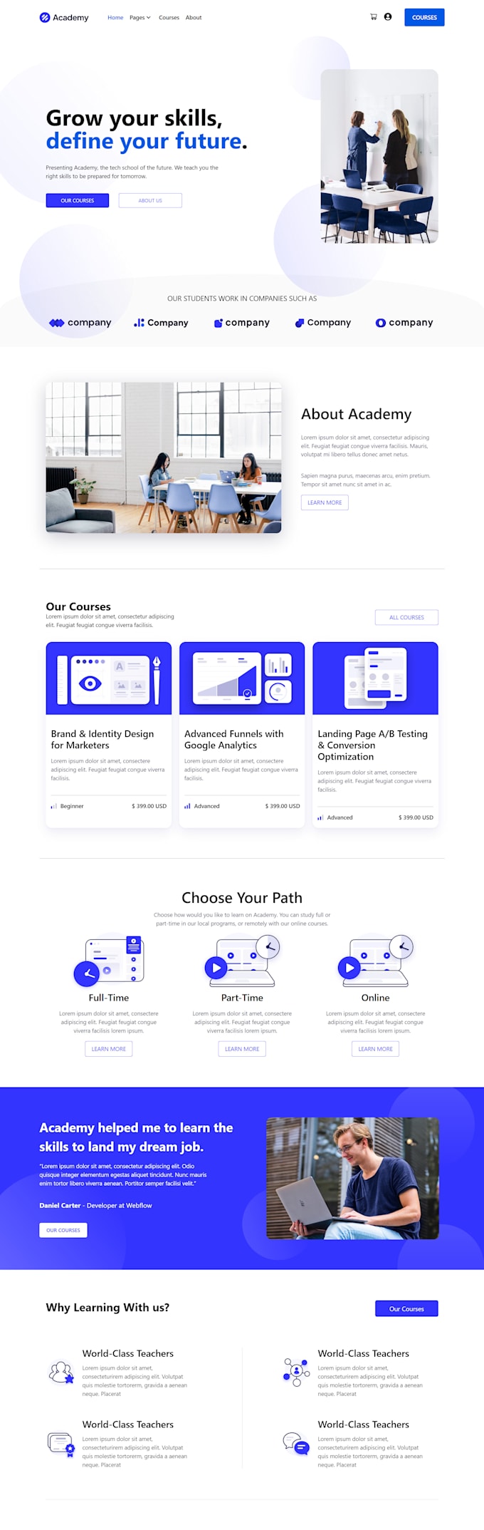 be your front end web developer using HTML,CSS, tailwind,react js