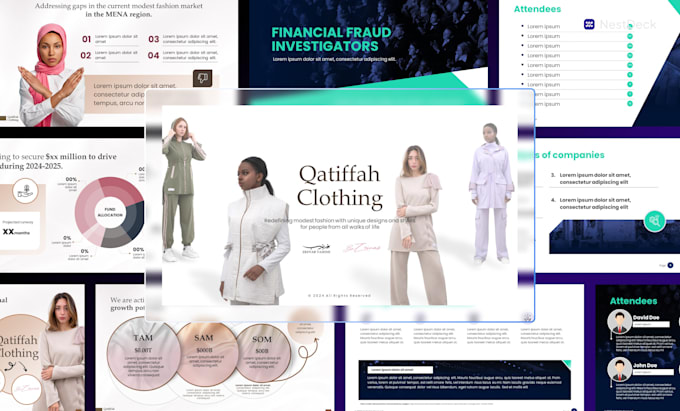 design standout presentation and pitch deck design