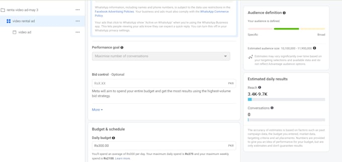 run facebook, instagram ads campaign