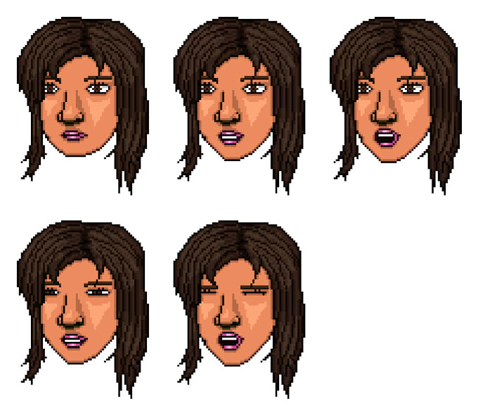 make your autoportrait in hotline miami art style