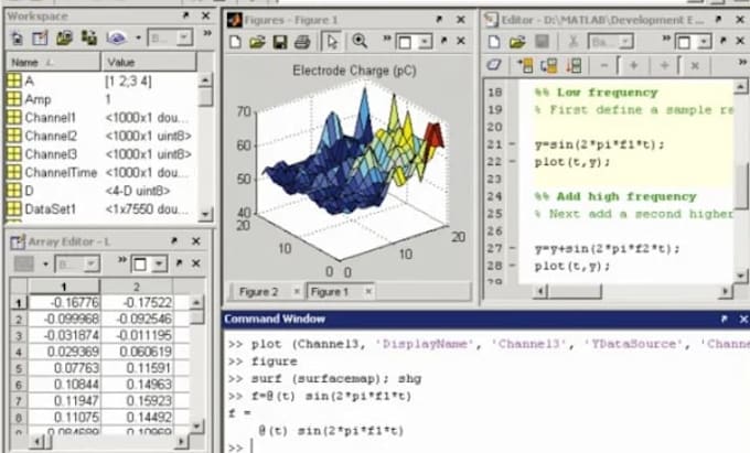 matlab programming, simulink model for control system and signal processing