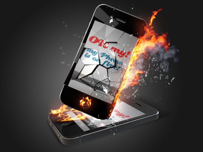 Download Make an iphone on fire mock up by Juotube