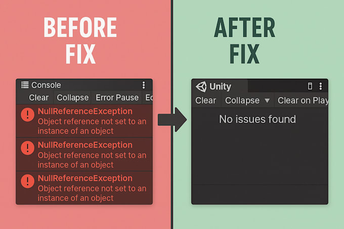 fix unity bugs, crashes, and optimize your project