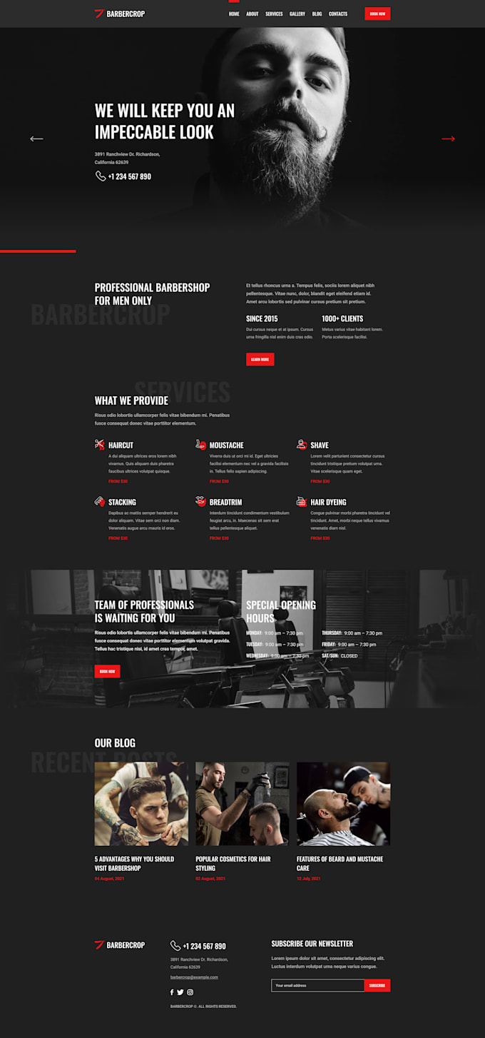 design HTML CSS  bootstrap responsive website