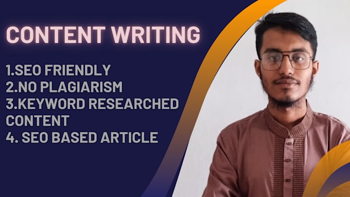 write SEO friendly content for your website