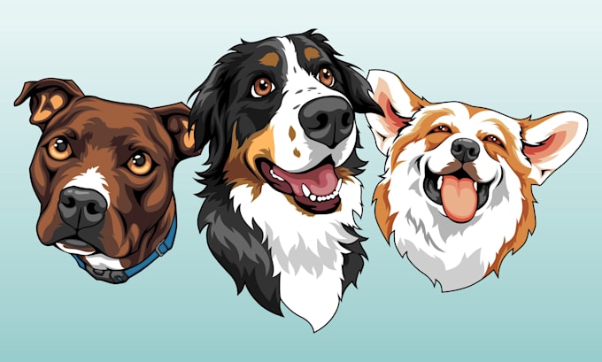 do animals cartoon illustration