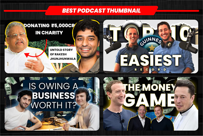 design your youtube channel podcast thumbnail