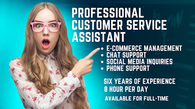 be your customer support, live chat, and customer service representative