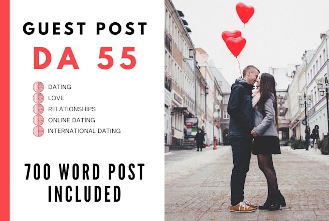 do guest post on high quality dating blog