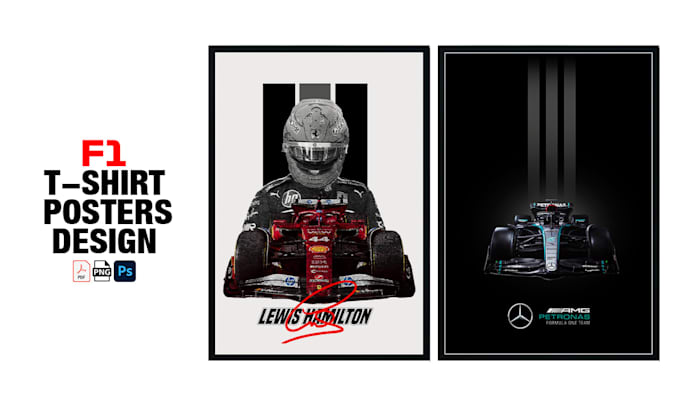 design custom f1 and motorsport shirts or any sports