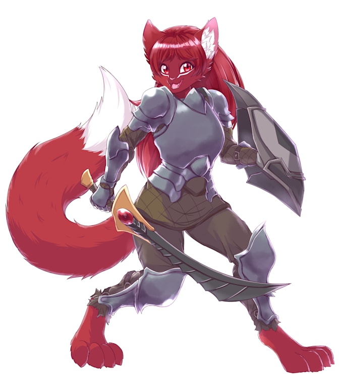 draw a full body furry drawing