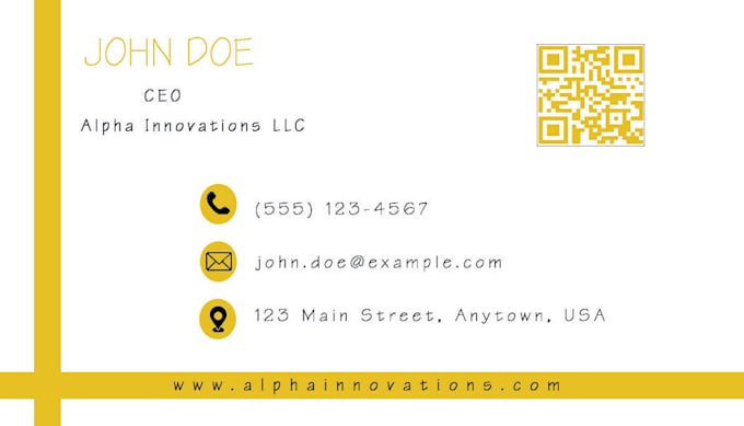 create simple business cards for you