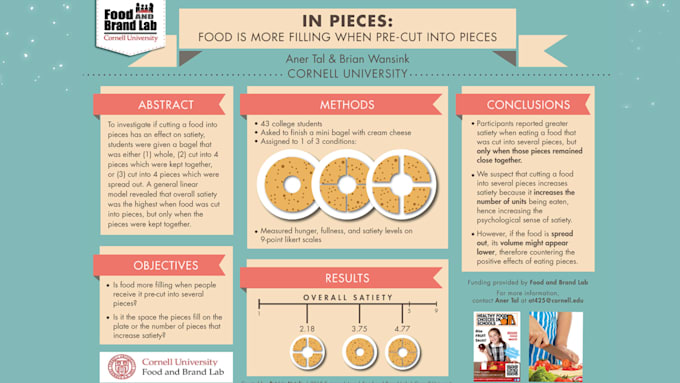 make professional research scientific poster for you