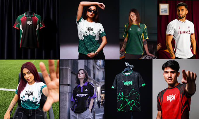 design a professional custom football or soccer jersey