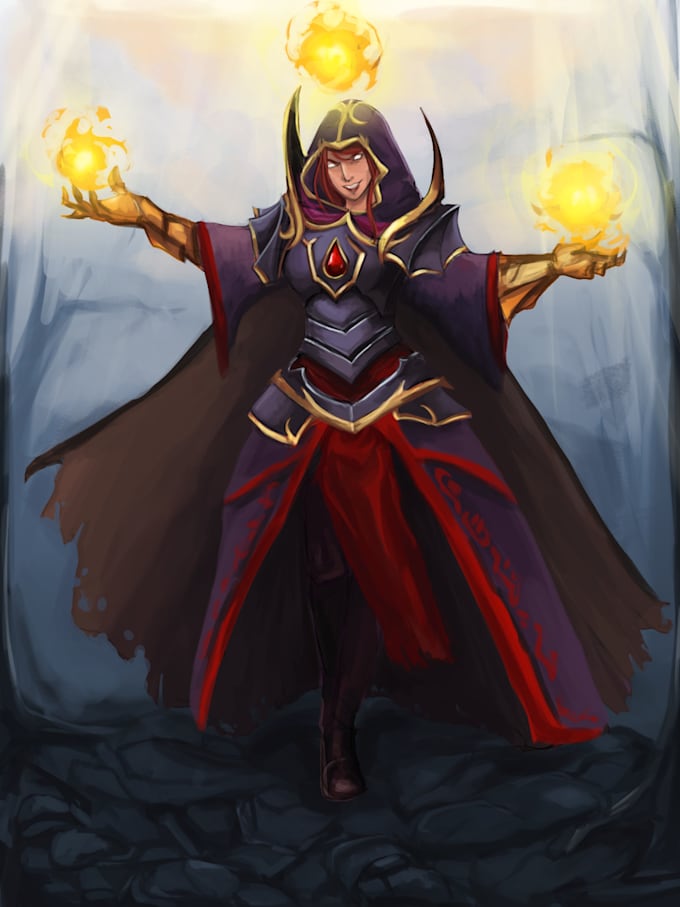 draw your dnd,video game,oc,fantasy character, and dnd group