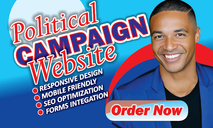 design a professional political campaign website design using wordpress
