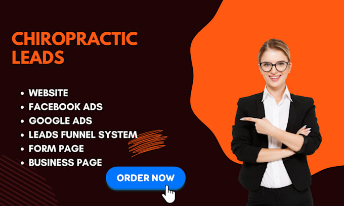 design a responsive chiropractic website with SEO and lead capture form