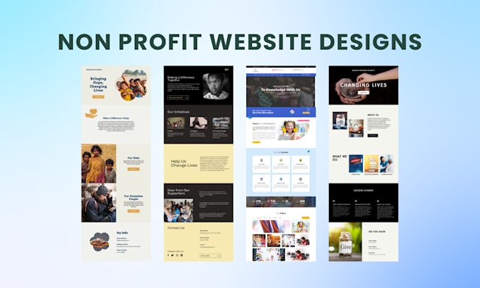 build a custom nonprofit ngo, charity, and donation website