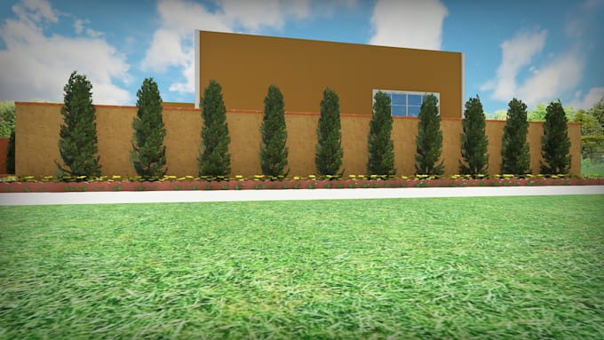 design 3d landscape for your lawn