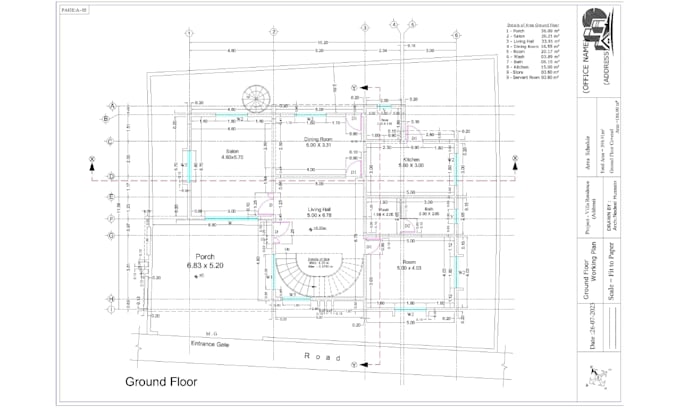 create detailed 2d floor plans and architectural designs